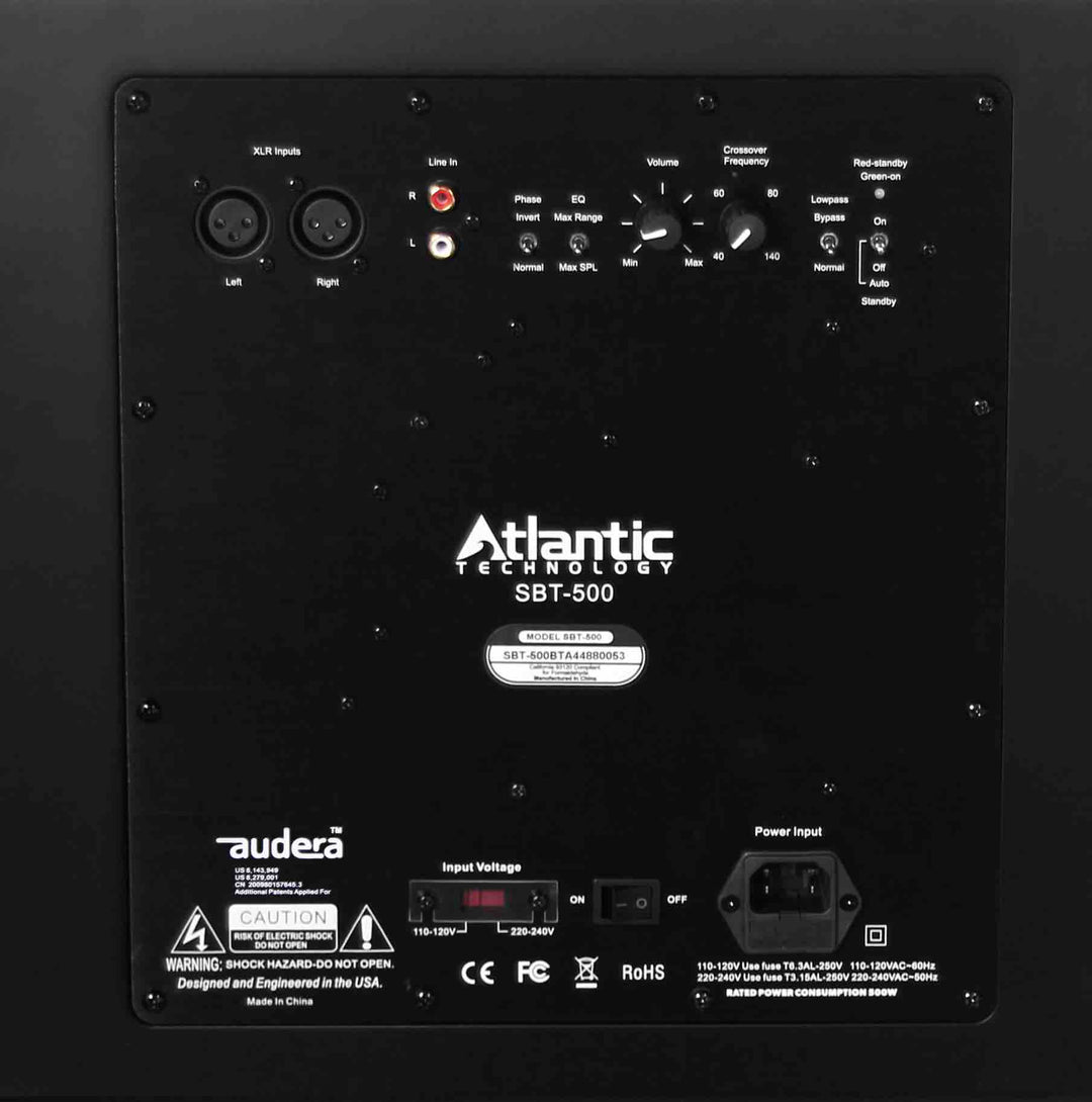 Atlantic Technologies SBT500-GLB Powered Subwoofer