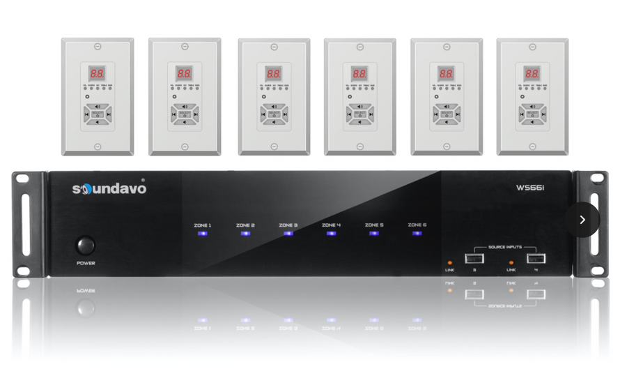 Soundavo WS66i-KIT-W Audio Matrix