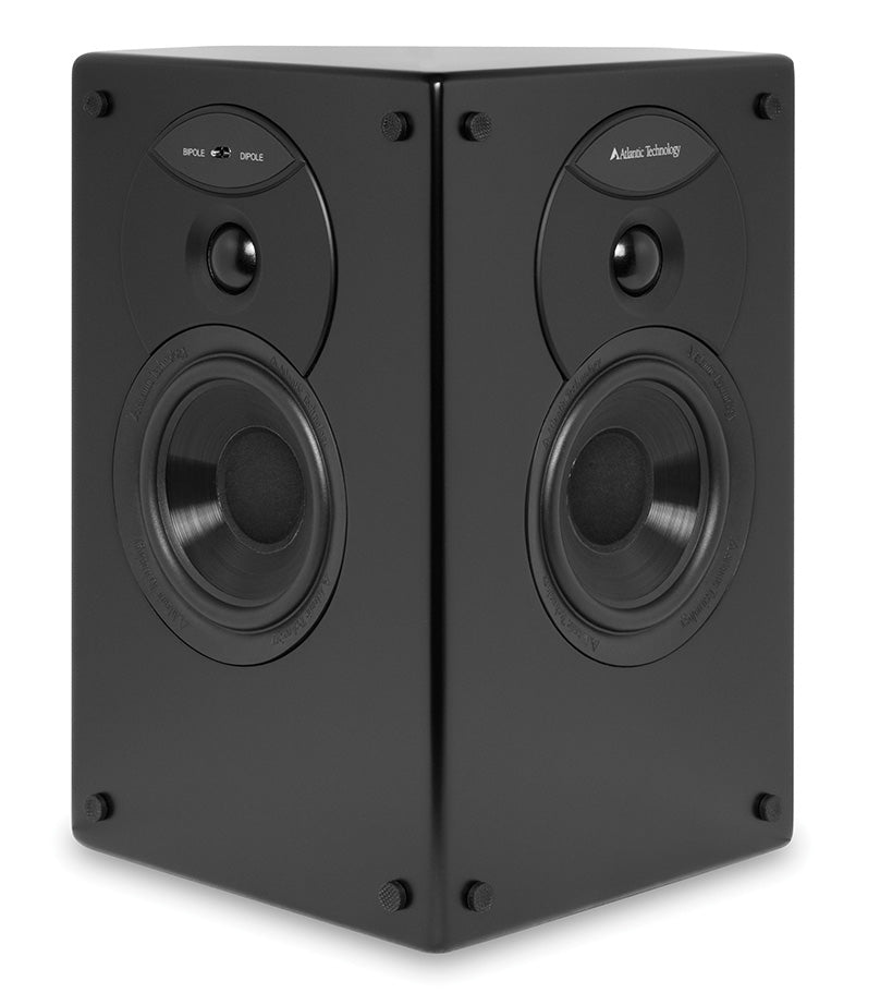 Atlantic Technology 4400SR-P-BLK Surround Speakers — Black (Pair)