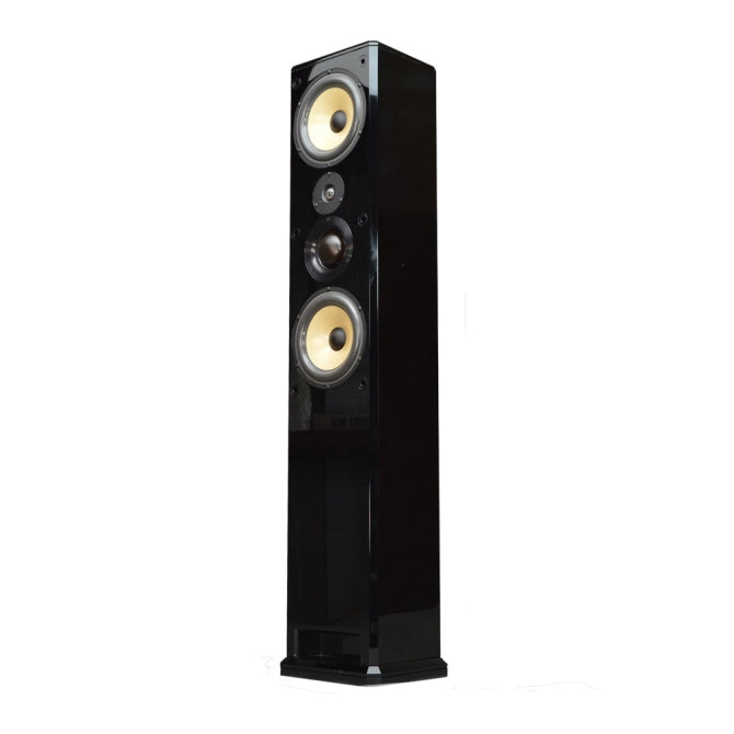 Induction Dynamics S1.8T-BG Tall Bookshelf Speaker — Black Gloss (Each)